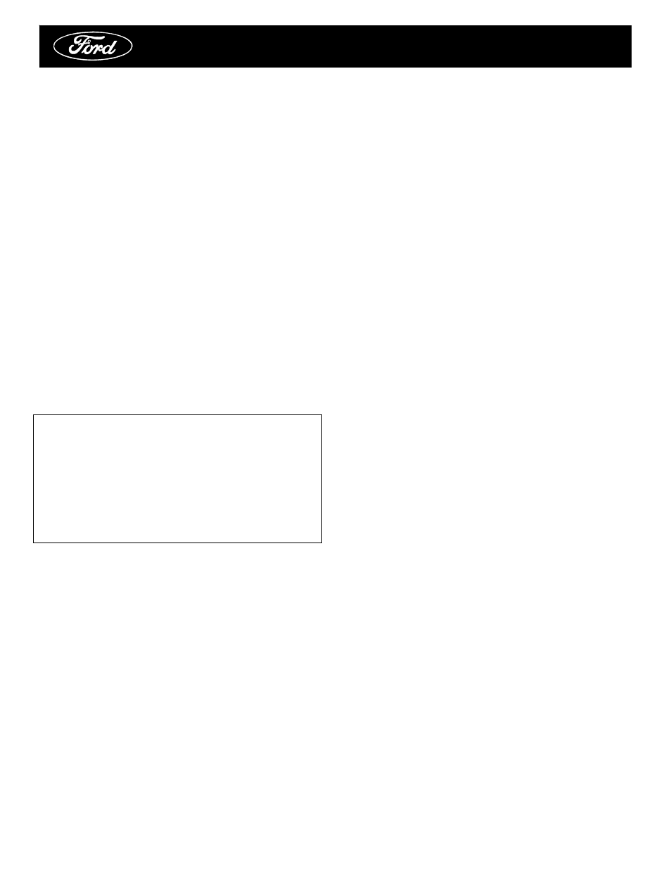 FORD 2010 User Manual | 6 pages