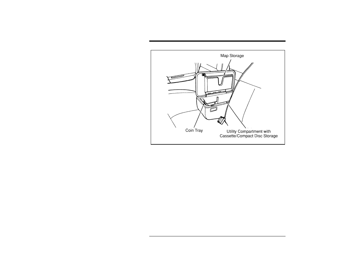 Floor mounted cupholders (if equipped) | FORD Ranger User Manual | Page 124 / 369