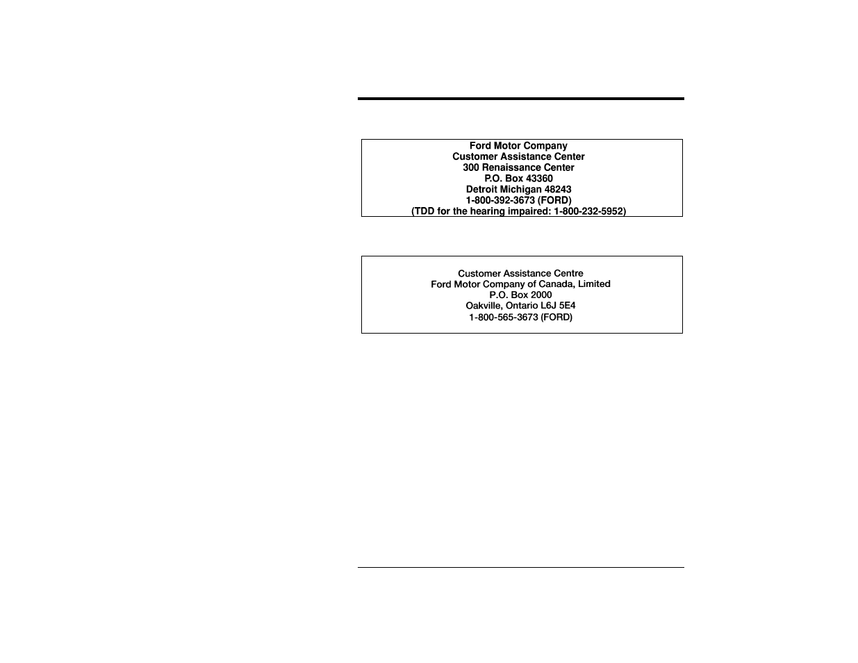 Customer assistance | FORD Ranger User Manual | Page 242 / 369