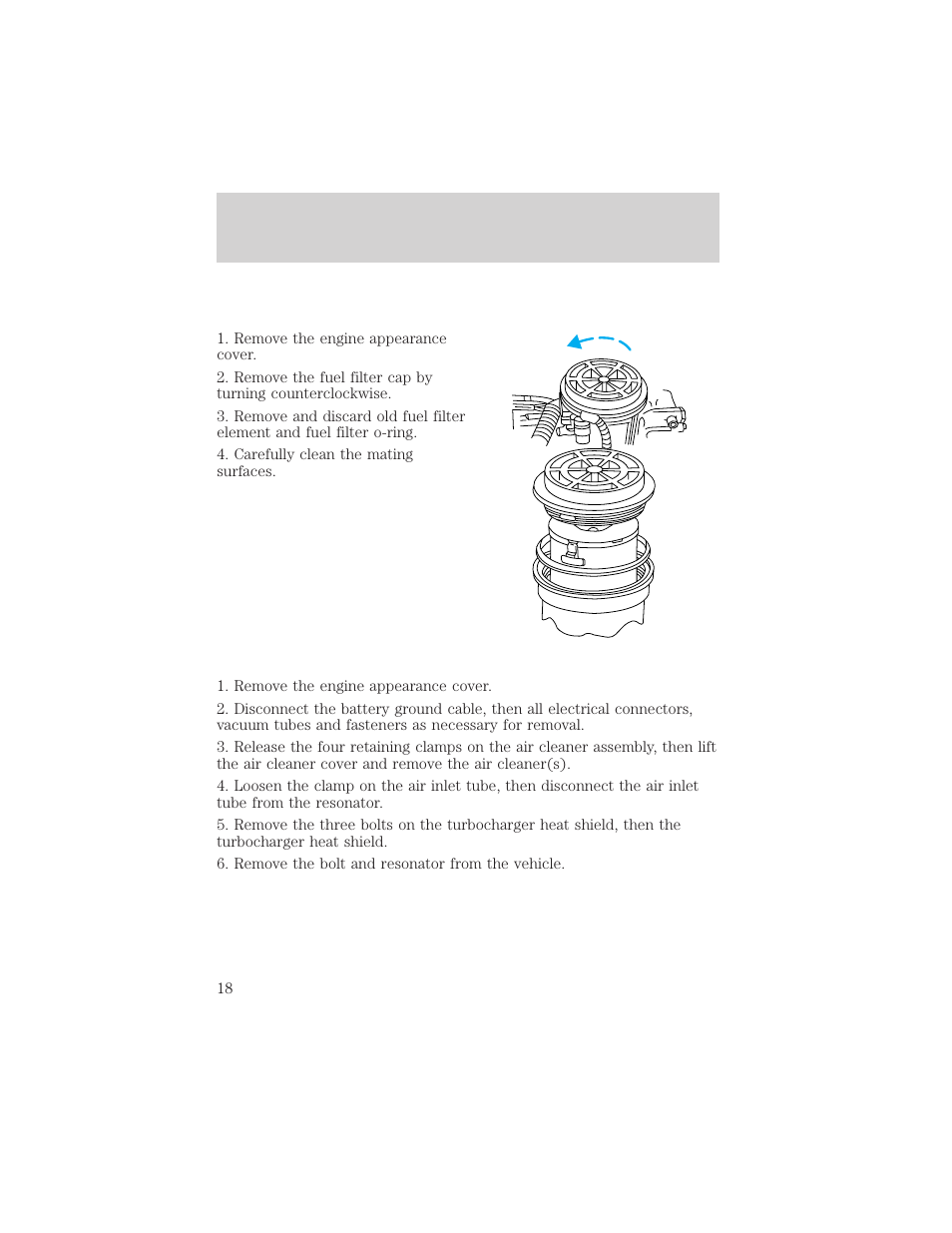 General maintenance information | FORD 2002 Excursion User Manual | Page 18 / 40