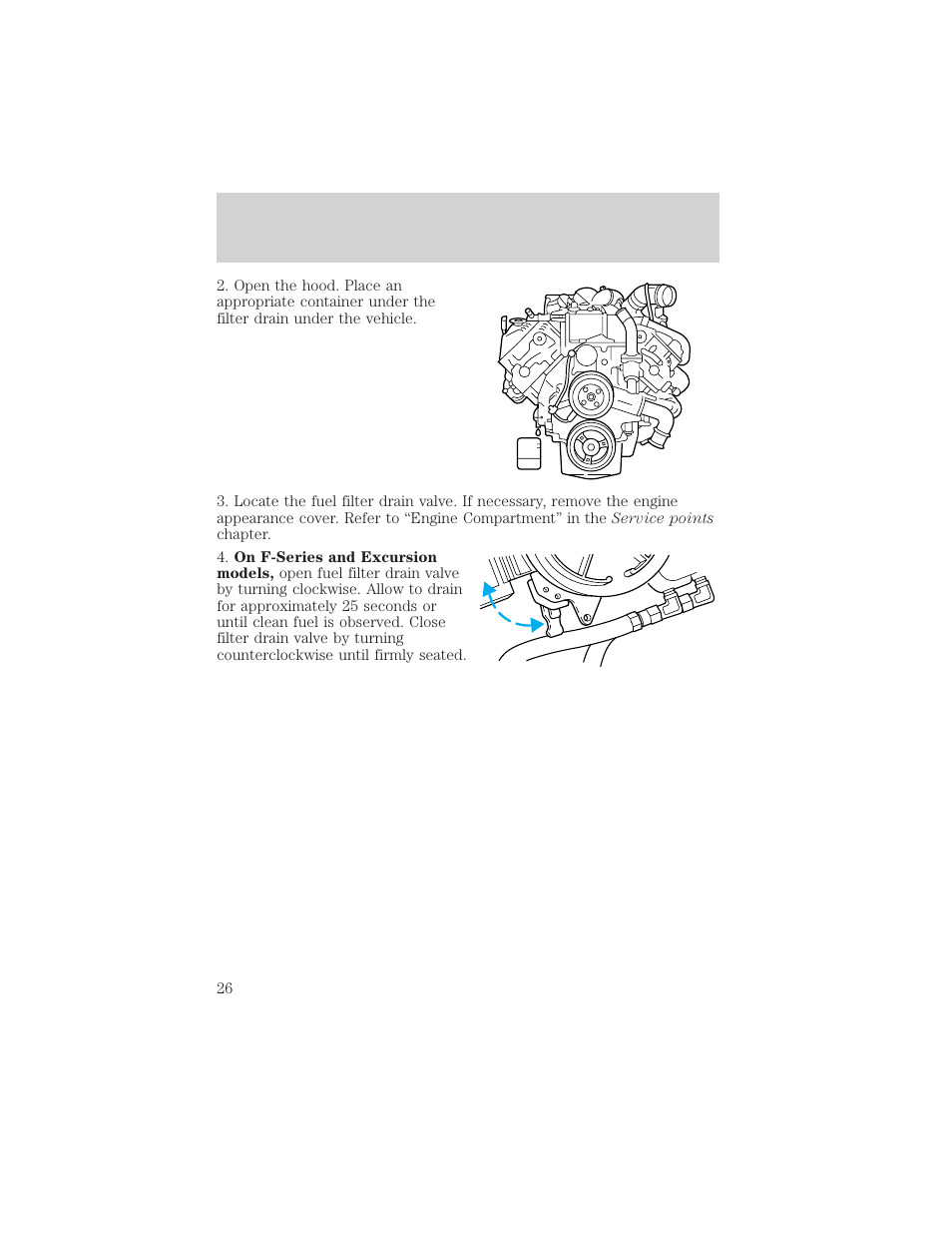 General maintenance information | FORD 2002 Excursion User Manual | Page 26 / 40