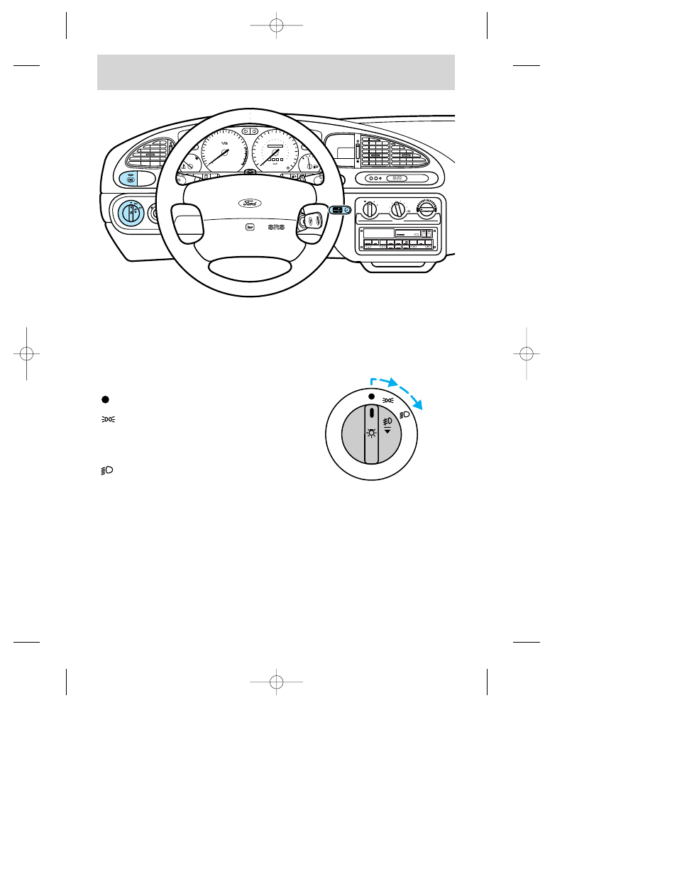 Controls and features, Side 1-2, Unleaded fuel only | FORD 1998 Contour User Manual | Page 17 / 200