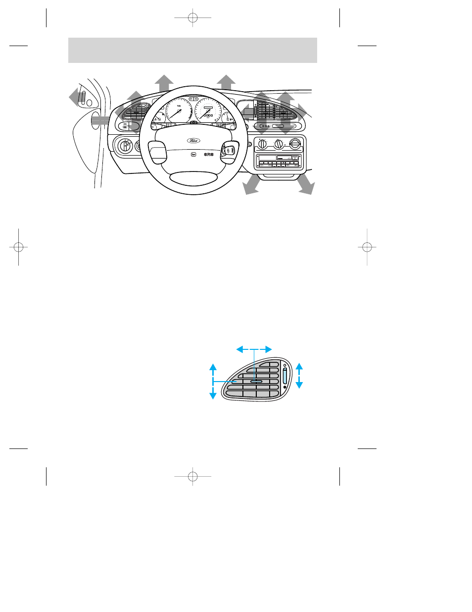Controls and features, Unleaded fuel only, Brake | FORD 1998 Contour User Manual | Page 22 / 200