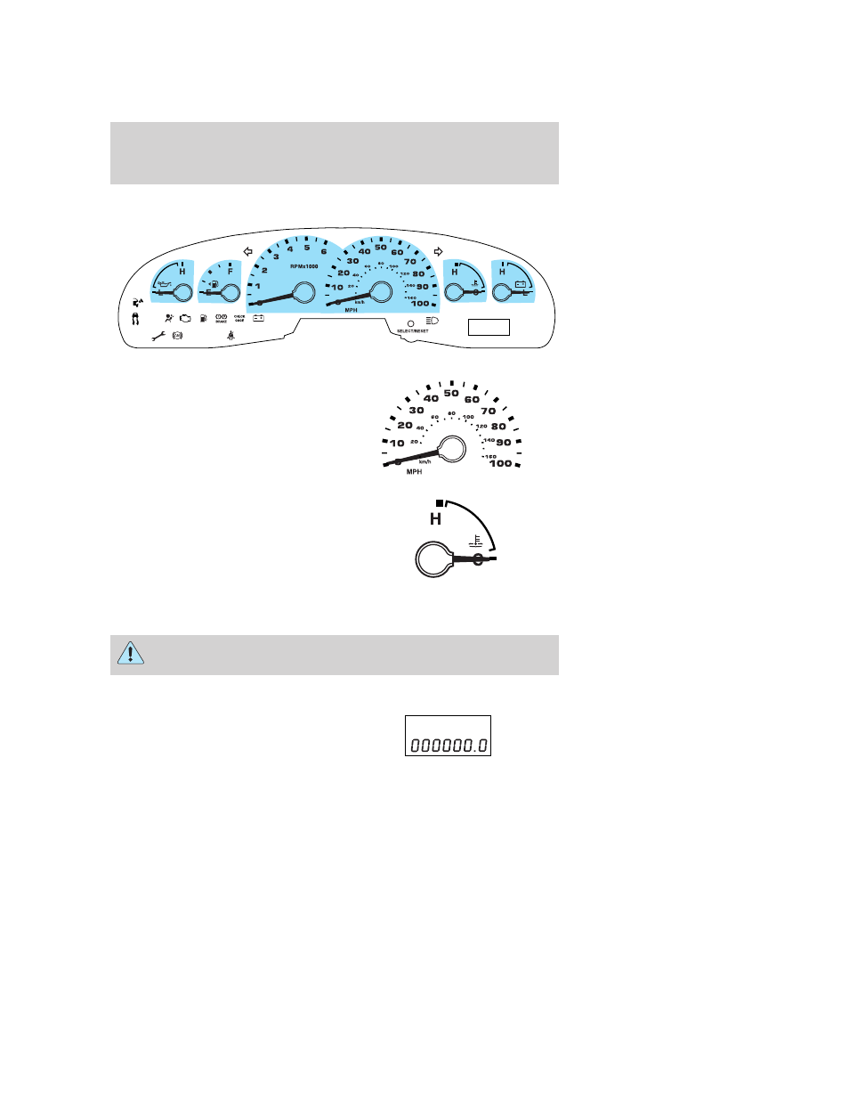 Gauges, Instrument cluster | FORD 2006 E-150 User Manual | Page 16 / 248