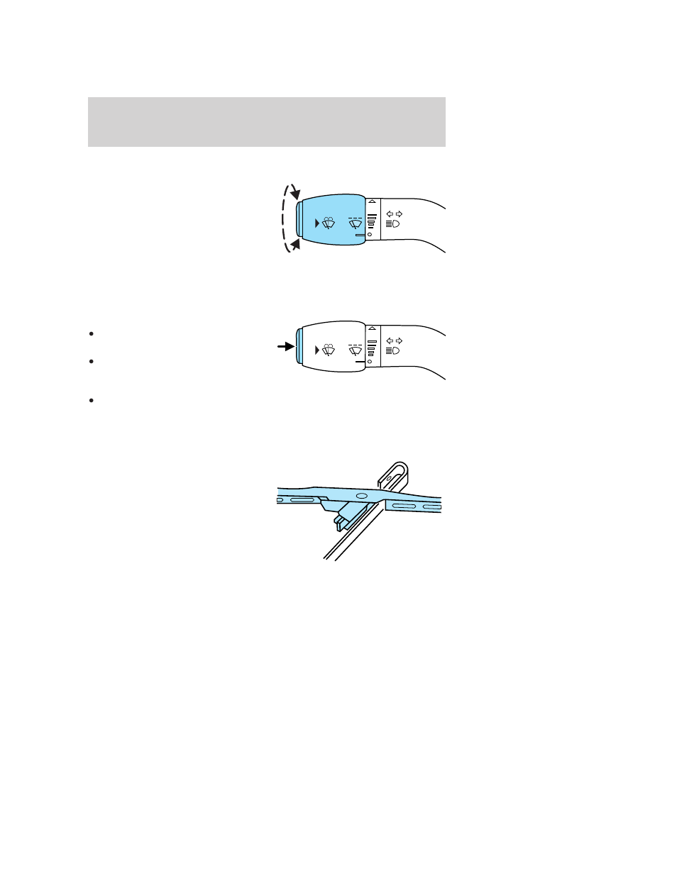 Driver controls, Multi-function lever, Changing the wiper blades | Windshield wiper/washer control | FORD 2006 E-150 User Manual | Page 43 / 248