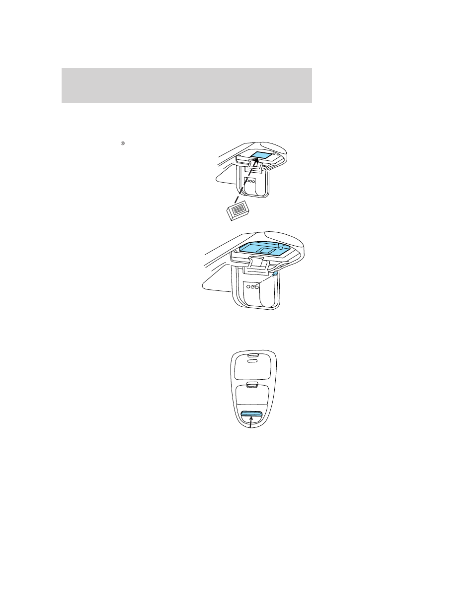 Installing a garage door opener (if equipped), Outside air temperature, Driver controls | FORD 2006 E-150 User Manual | Page 45 / 248