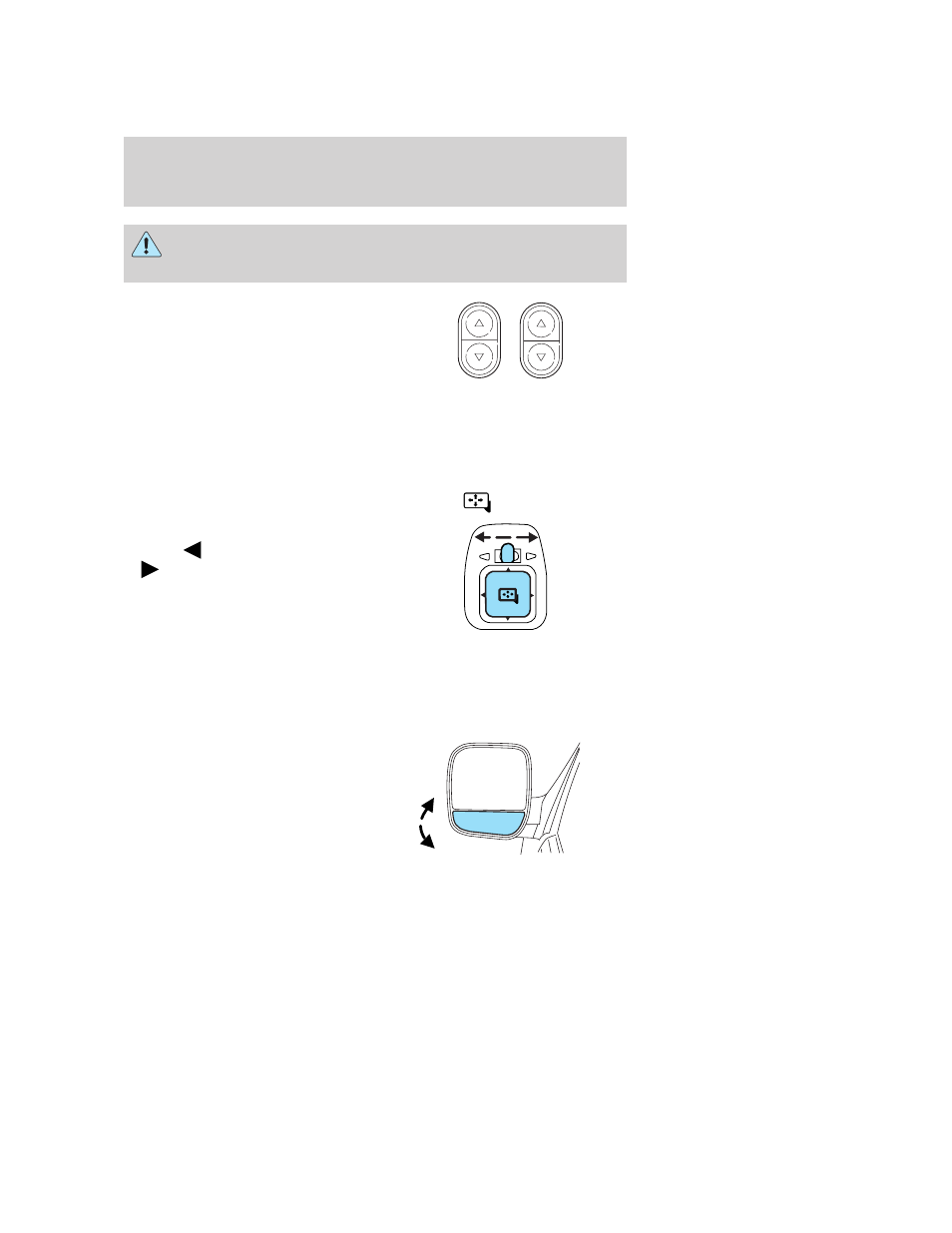 Accessory delay, Power side view mirrors (if equipped), Spotter mirror | Mirrors, Driver controls | FORD 2006 E-150 User Manual | Page 48 / 248