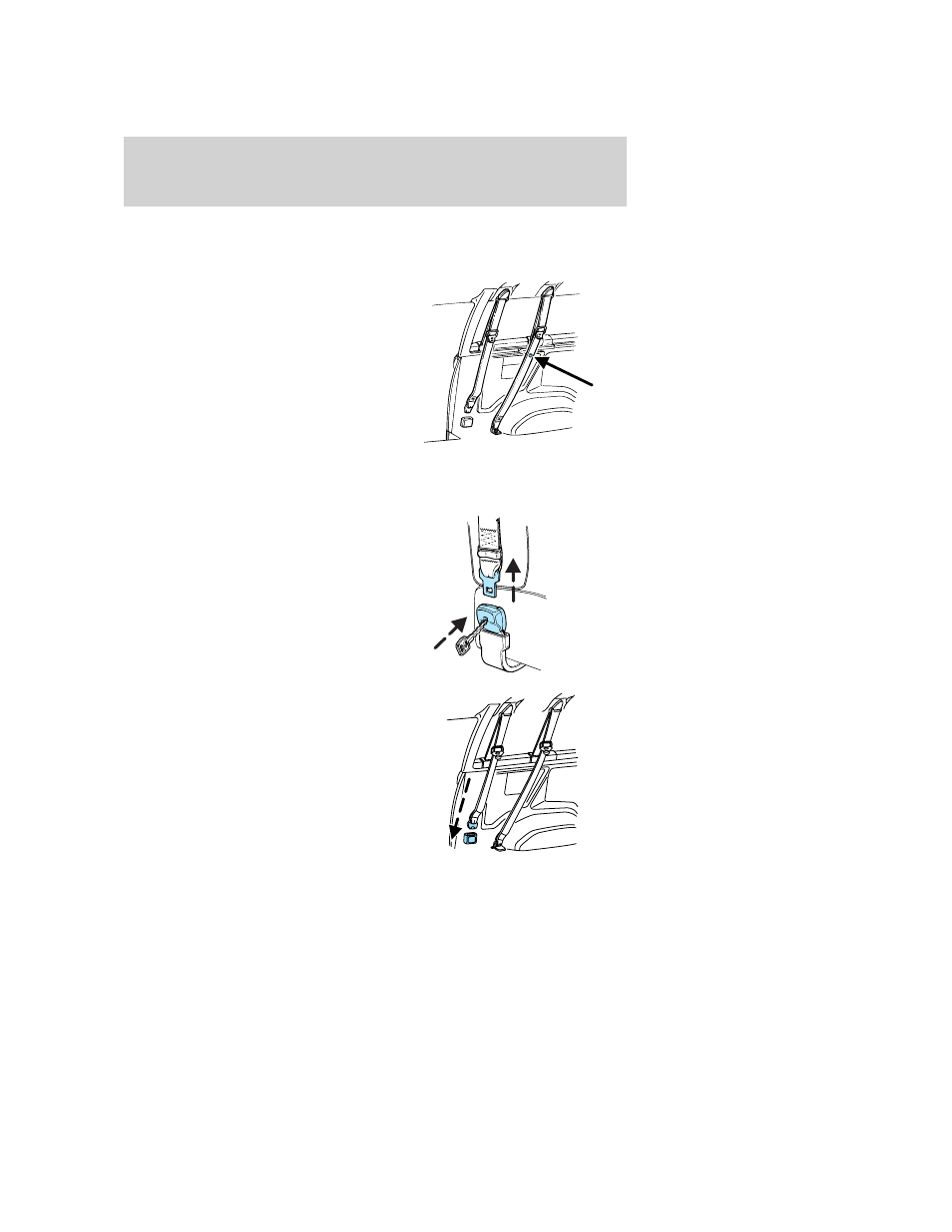 Rear seats, Accessing the 4th and 5th row seats (if equipped), Rear bench seat | Seating and safety restraints | FORD 2006 E-150 User Manual | Page 62 / 248