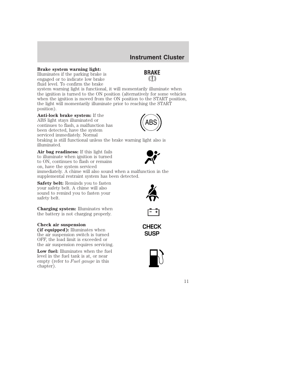 FORD 2002 F-250 User Manual | Page 11 / 264