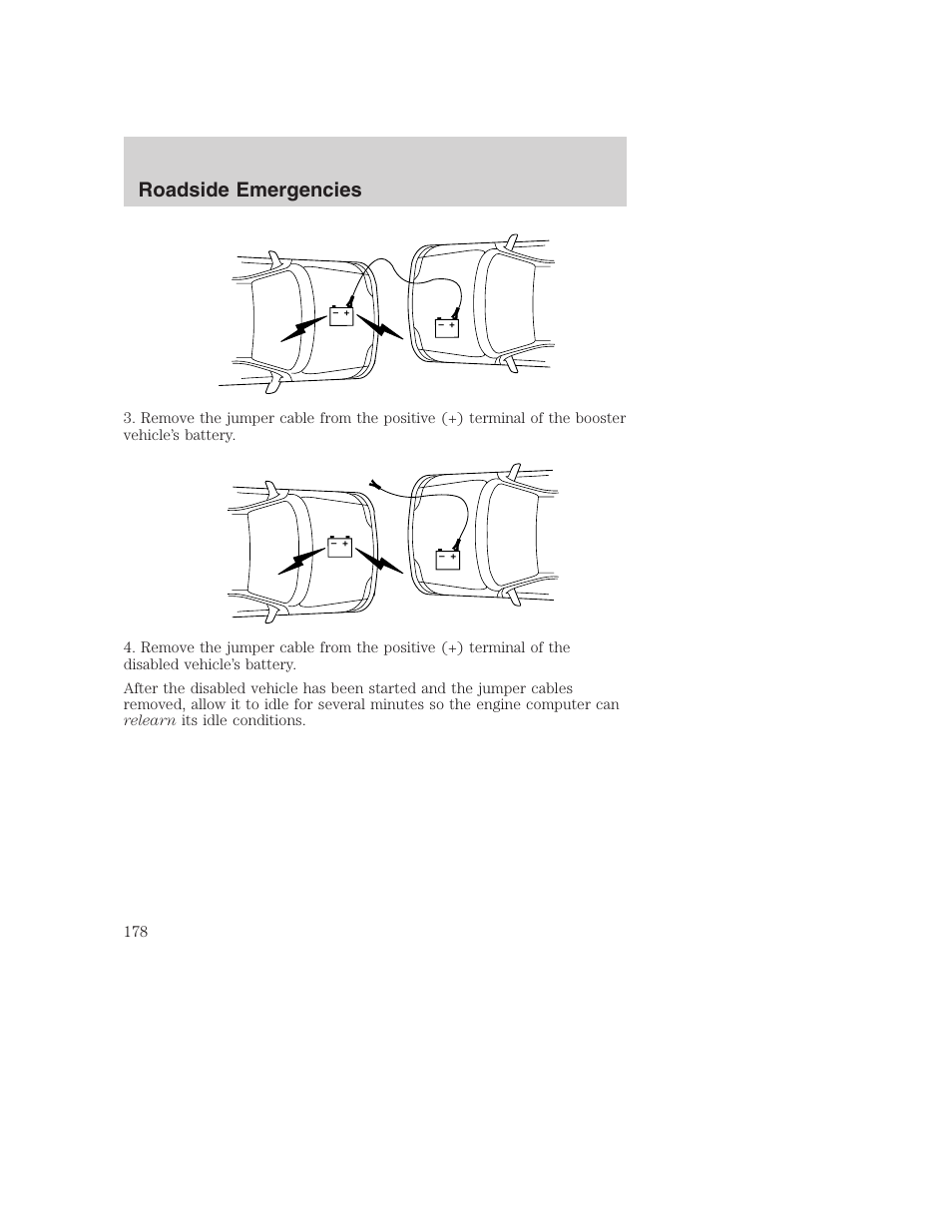 Roadside emergencies | FORD 2002 F-250 User Manual | Page 178 / 264