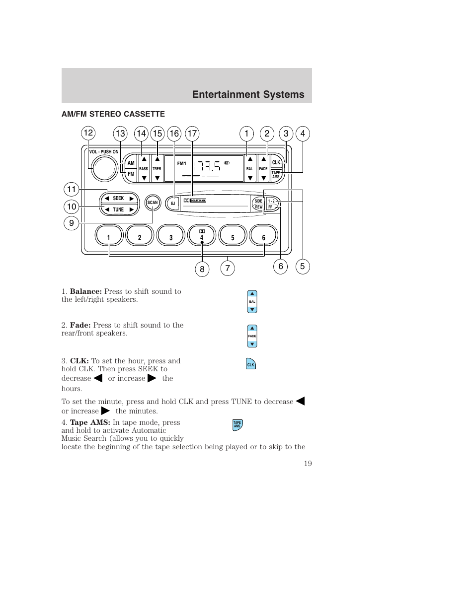 Entertainment systems | FORD 2002 F-250 User Manual | Page 19 / 264