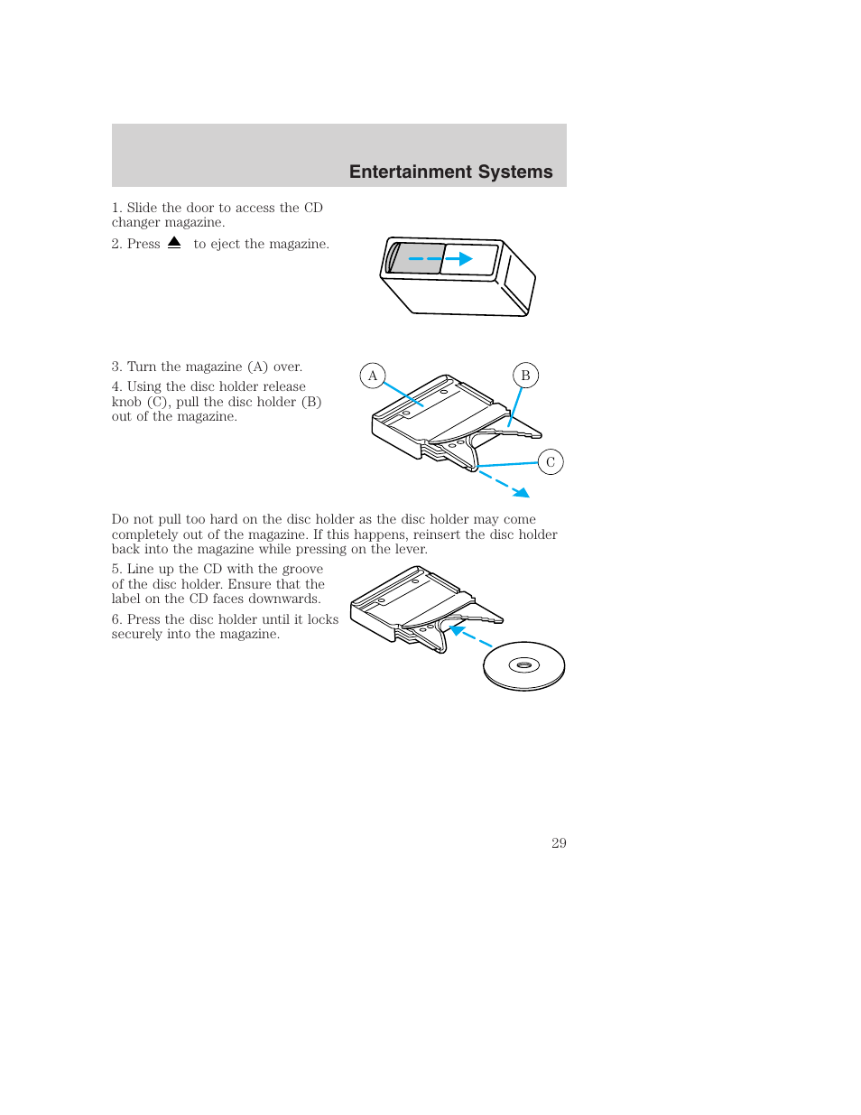 Entertainment systems | FORD 2002 F-250 User Manual | Page 29 / 264