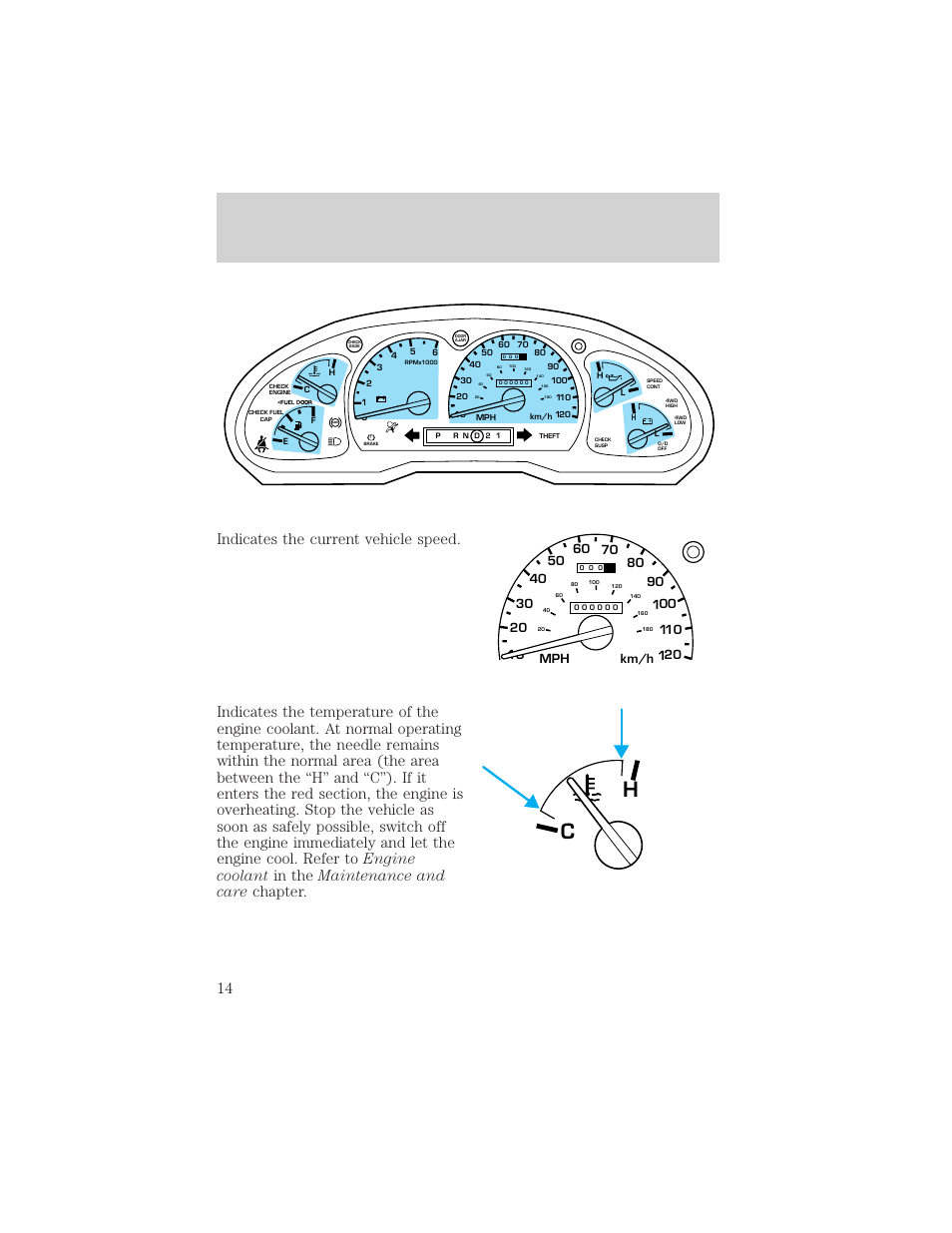 Ch instrumentation | FORD 2000 Explorer User Manual | Page 14 / 296