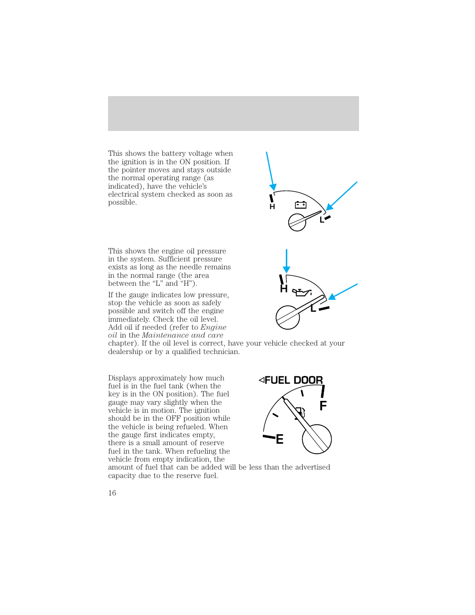 FORD 2000 Explorer User Manual | Page 16 / 296