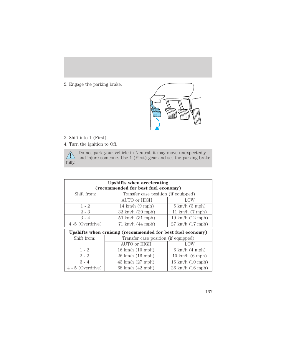 Driving | FORD 2000 Explorer User Manual | Page 167 / 296