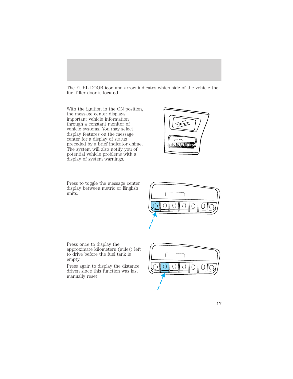 Instrumentation | FORD 2000 Explorer User Manual | Page 17 / 296