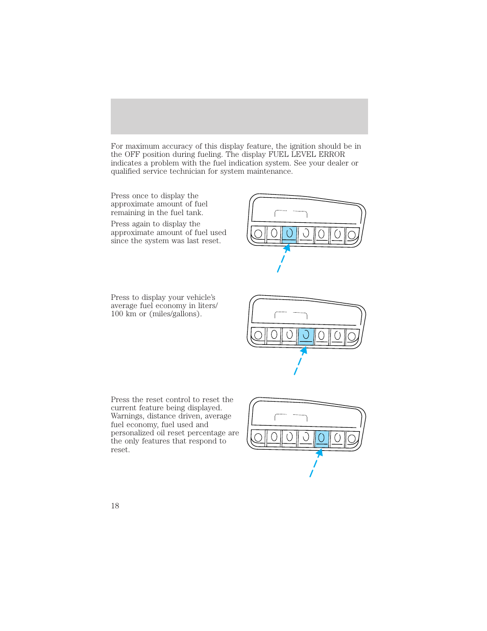 Instrumentation | FORD 2000 Explorer User Manual | Page 18 / 296