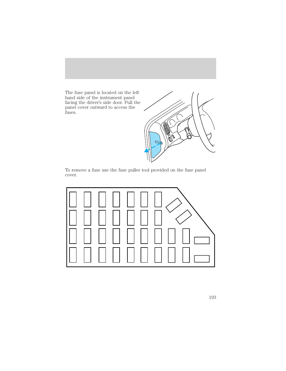 Roadside emergencies | FORD 2000 Explorer User Manual | Page 193 / 296