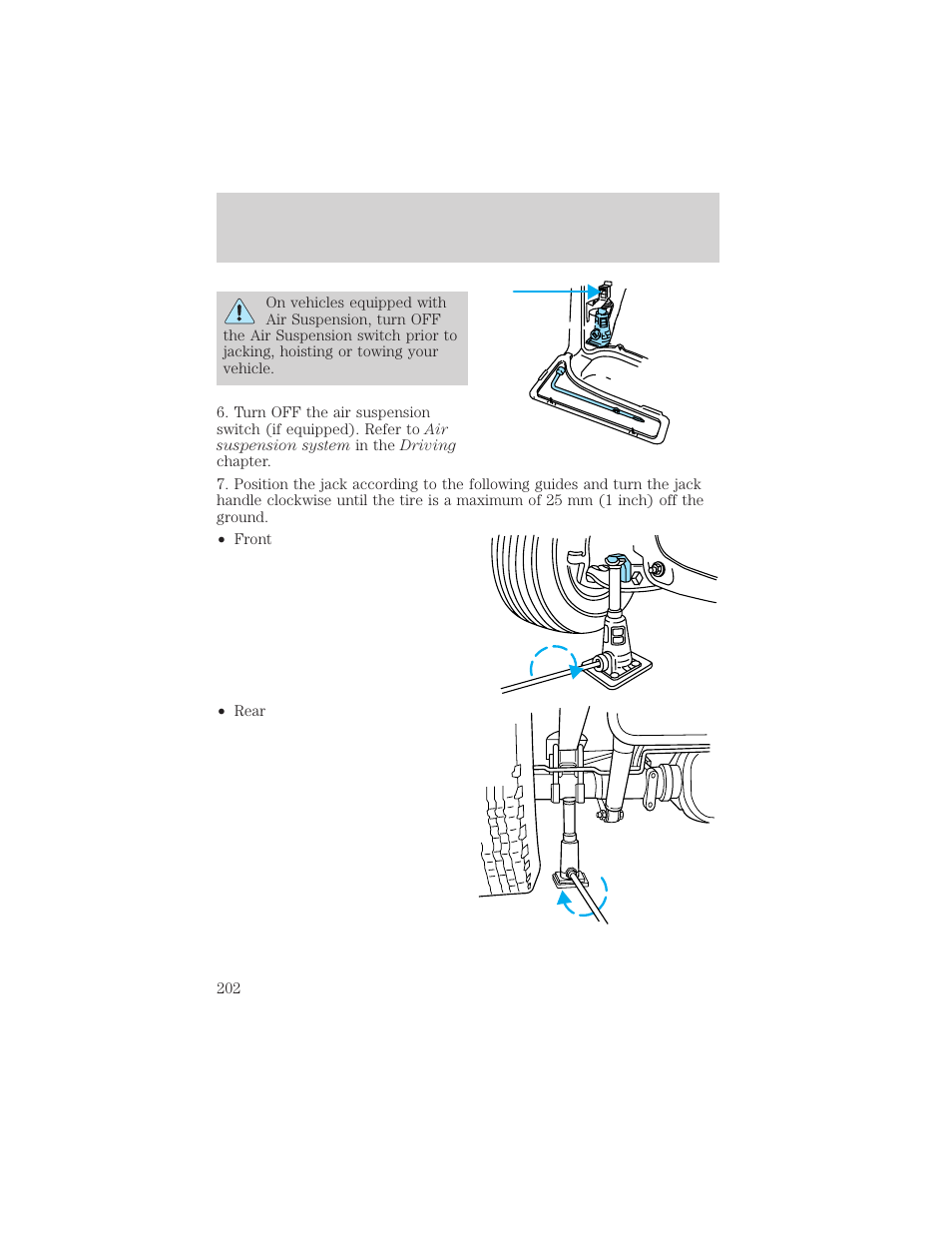 Roadside emergencies | FORD 2000 Explorer User Manual | Page 202 / 296