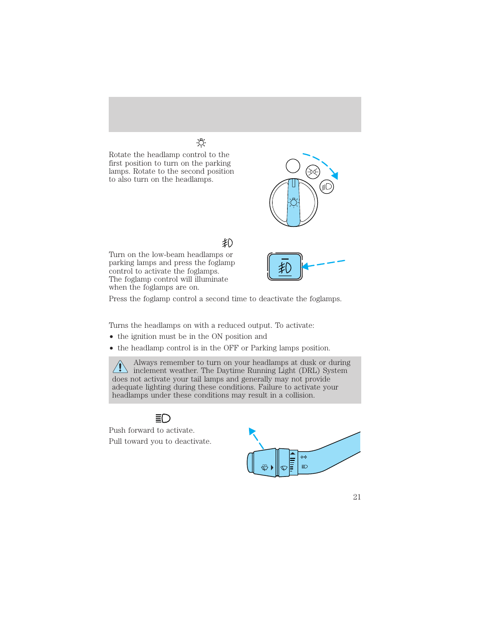 Controls and features | FORD 2000 Explorer User Manual | Page 21 / 296