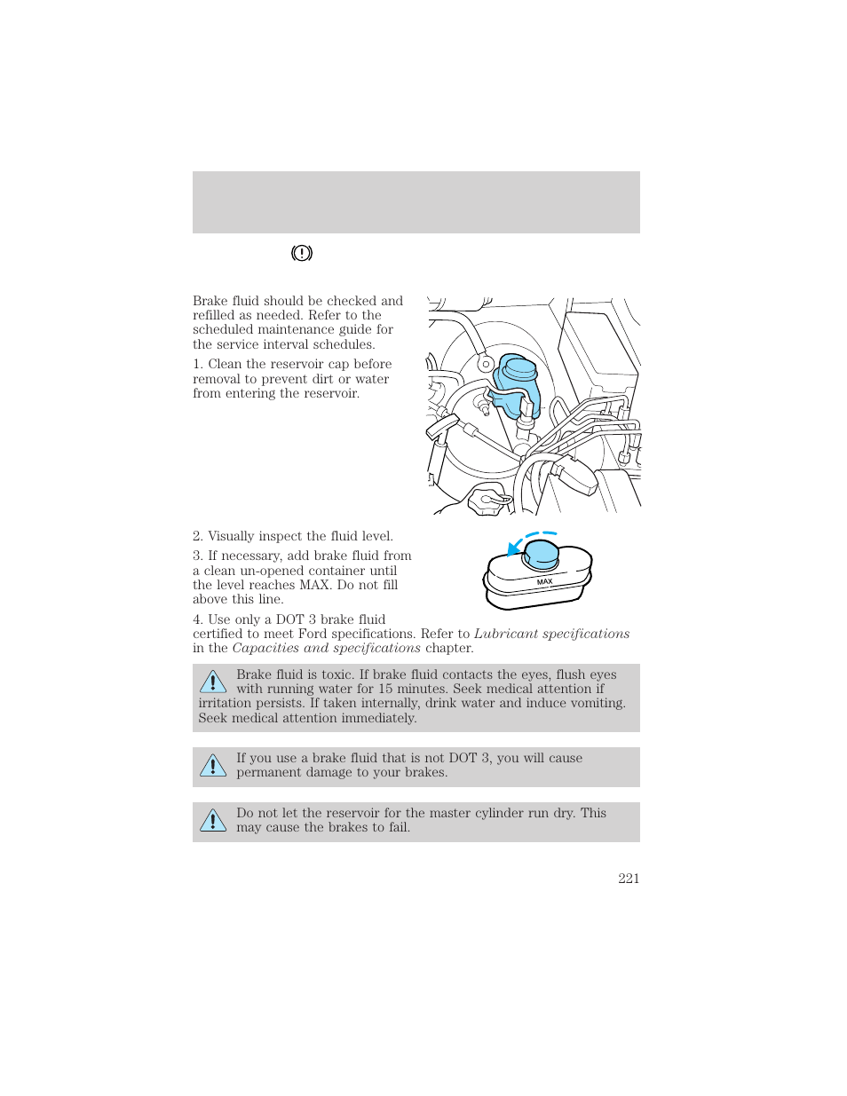 Maintenance and care | FORD 2000 Explorer User Manual | Page 221 / 296