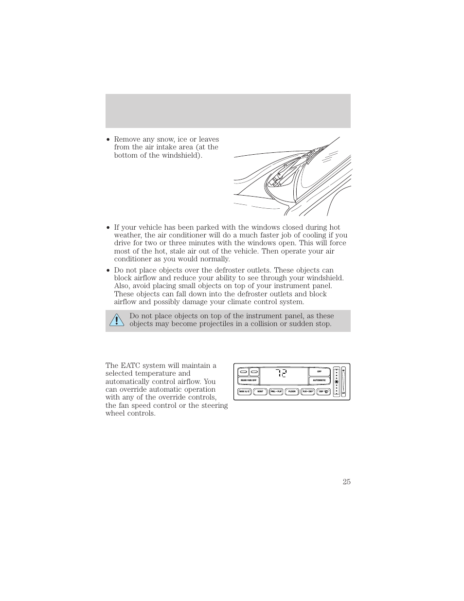 Controls and features | FORD 2000 Explorer User Manual | Page 25 / 296