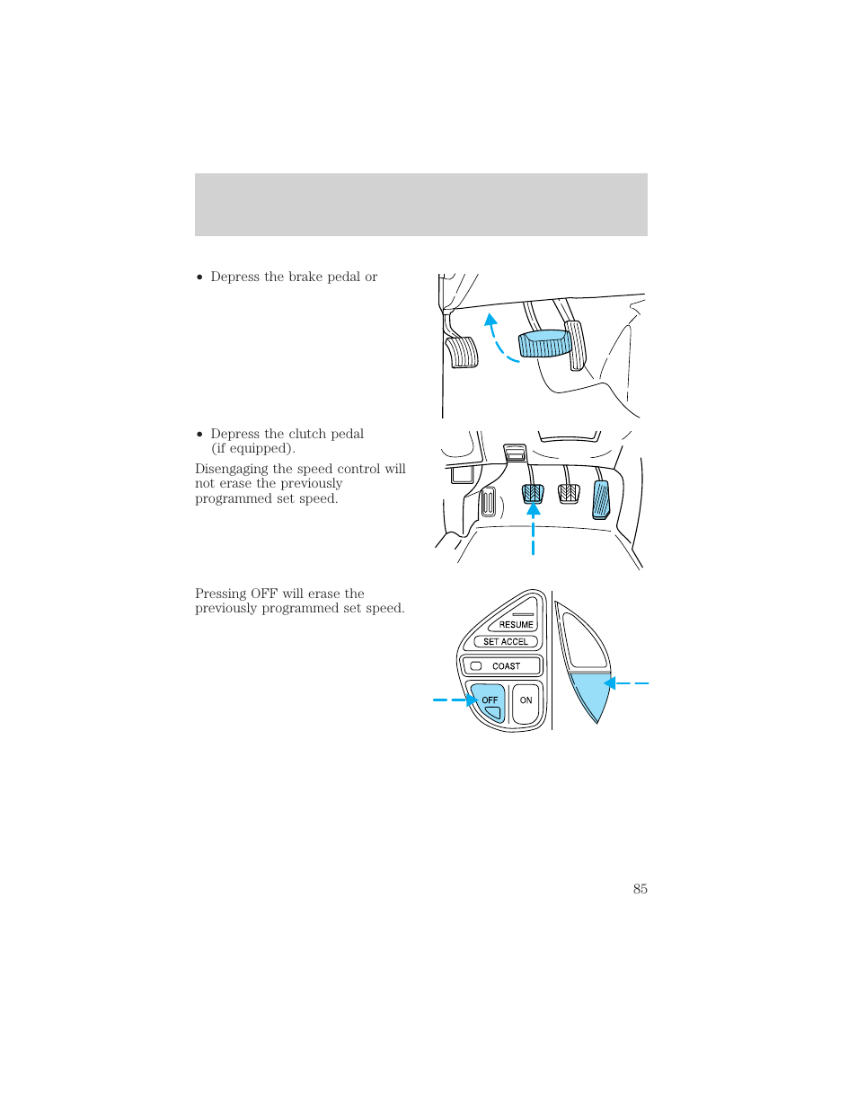 Controls and features | FORD 2000 Explorer User Manual | Page 85 / 296