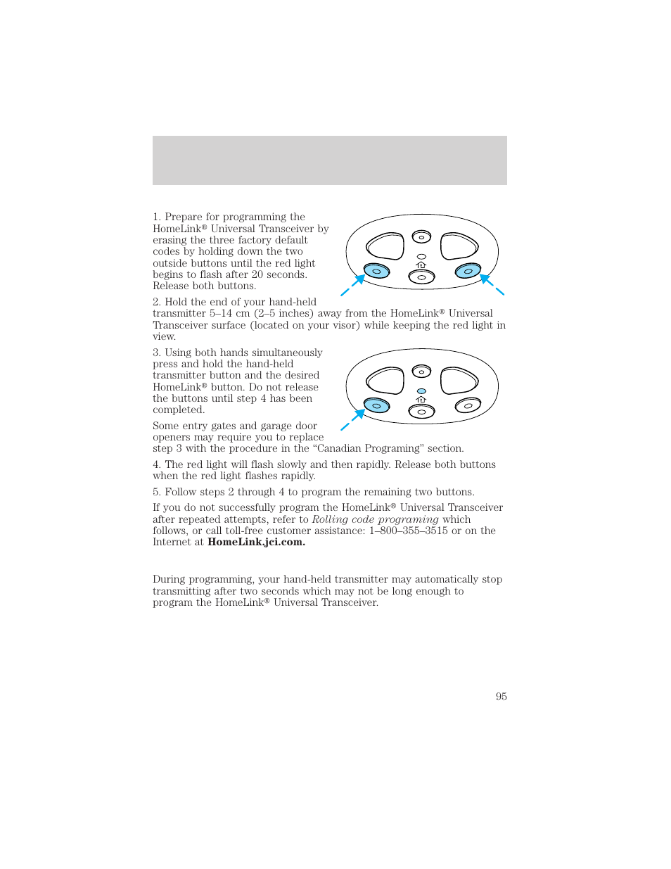 Controls and features | FORD 2000 Explorer User Manual | Page 95 / 296