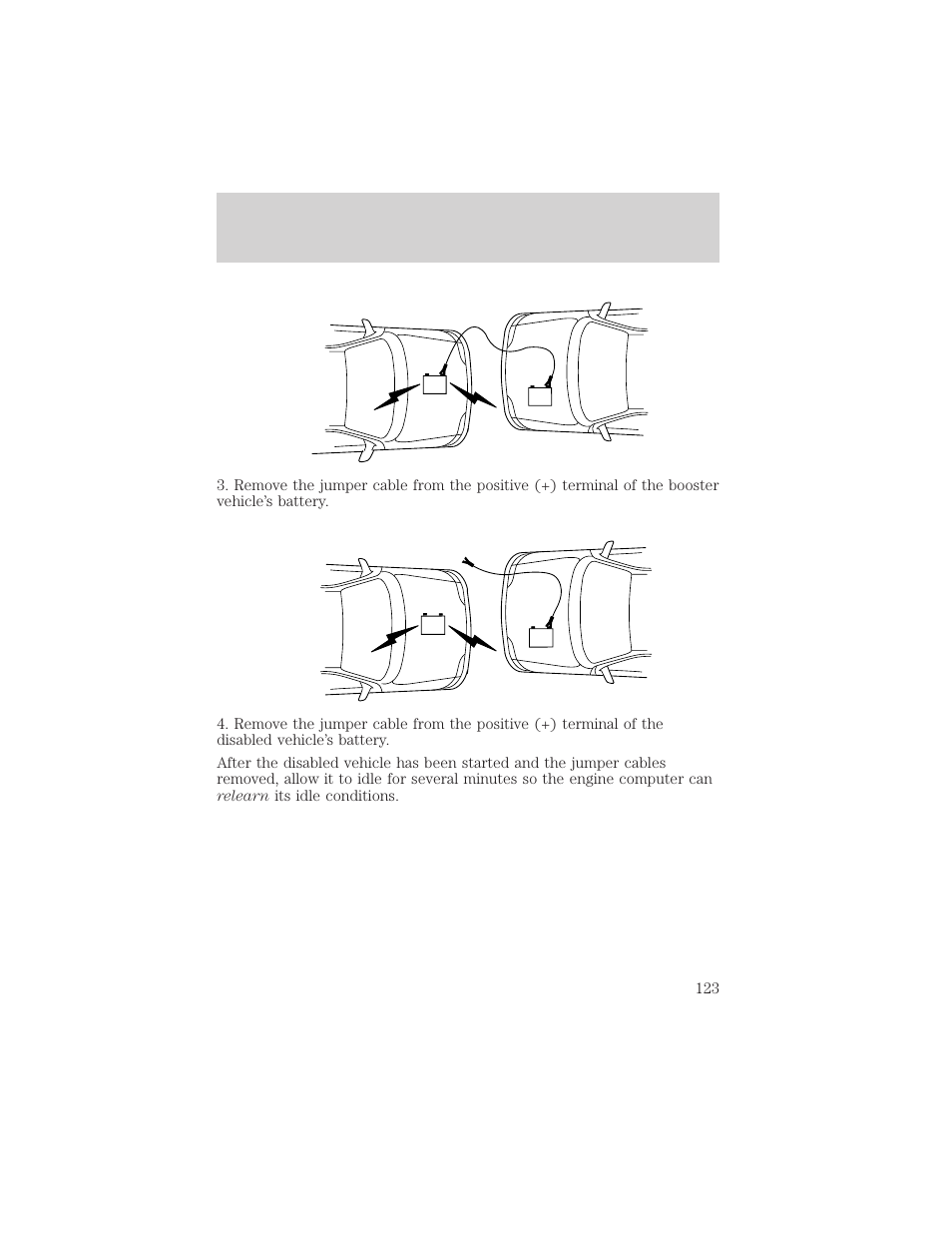 Roadside emergencies | FORD 2000 Escort User Manual | Page 123 / 200