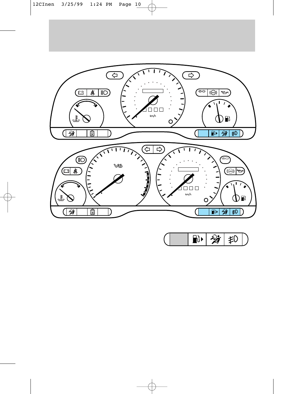 Instrumentation | FORD 1999 Contour User Manual | Page 10 / 244