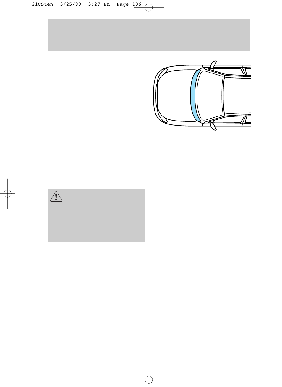 Starting | FORD 1999 Contour User Manual | Page 106 / 244