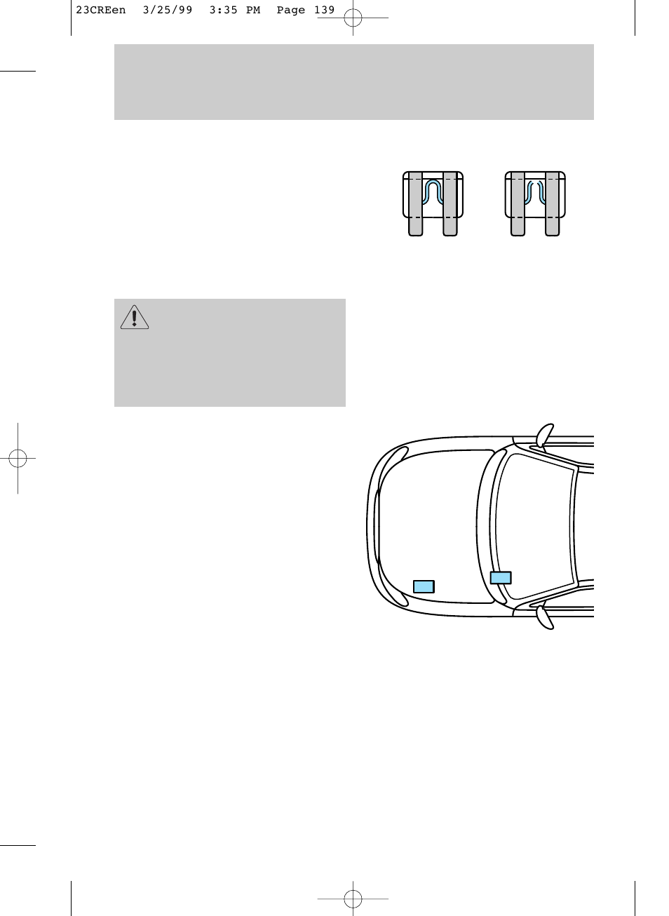 Roadside emergencies | FORD 1999 Contour User Manual | Page 139 / 244