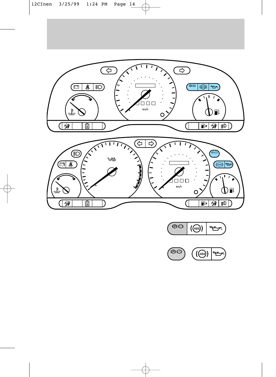 Instrumentation, Alternative design | FORD 1999 Contour User Manual | Page 14 / 244