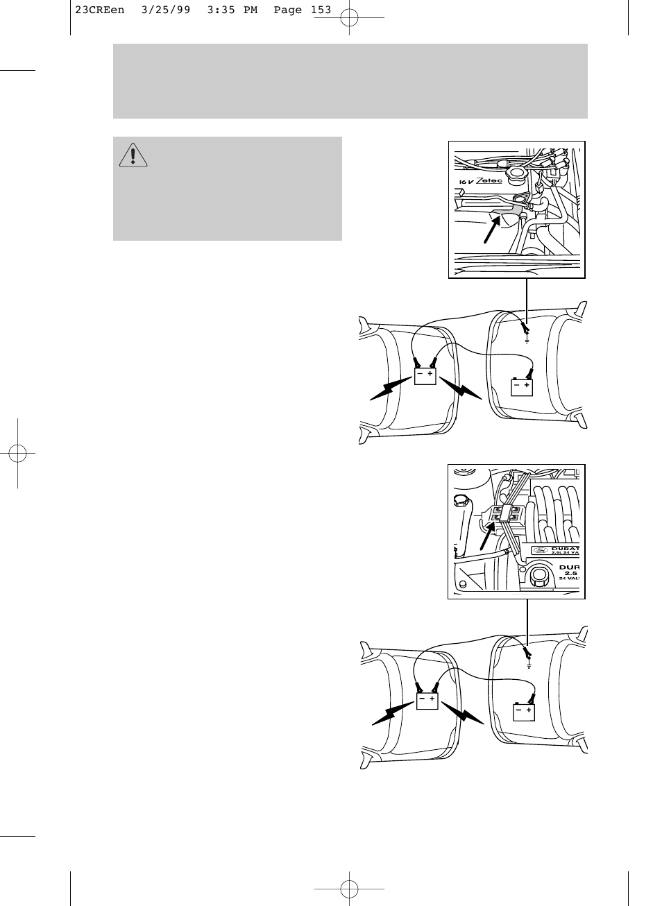 Roadside emergencies | FORD 1999 Contour User Manual | Page 153 / 244