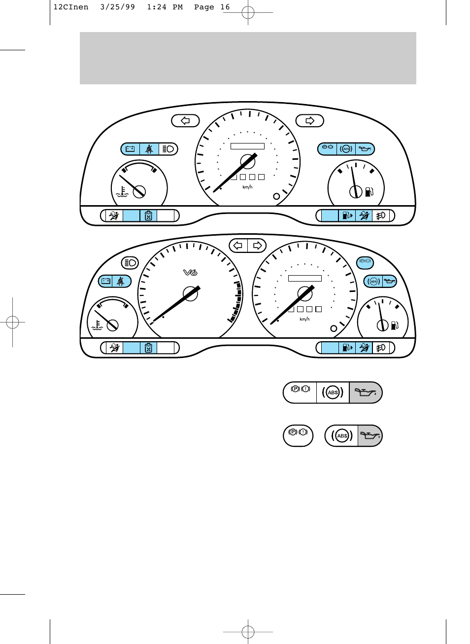 Instrumentation, Alternative design | FORD 1999 Contour User Manual | Page 16 / 244
