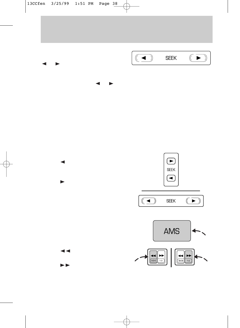 Controls and features | FORD 1999 Contour User Manual | Page 38 / 244