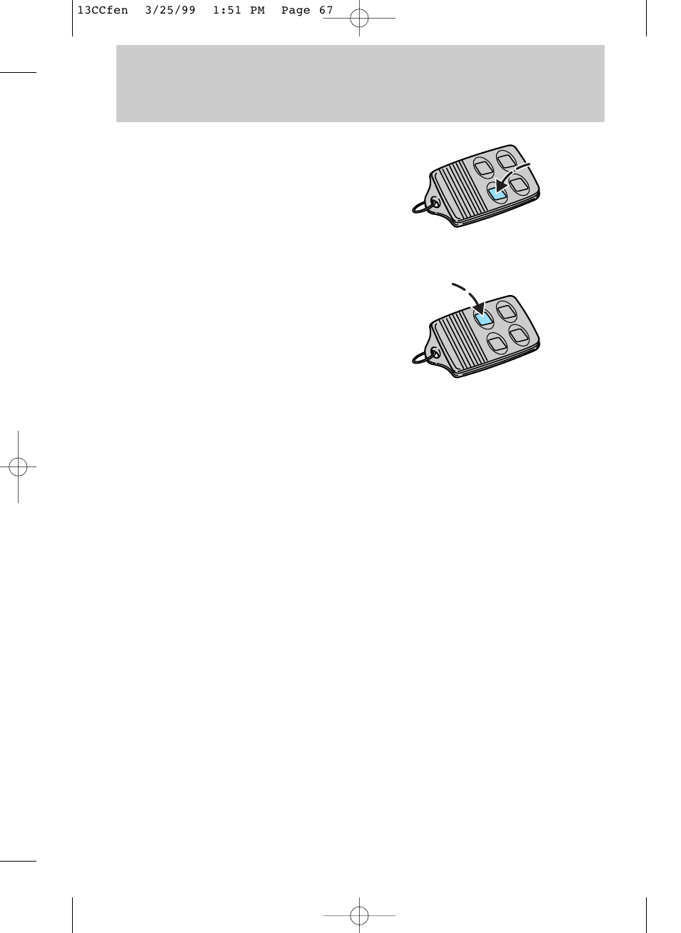 Controls and features | FORD 1999 Contour User Manual | Page 67 / 244