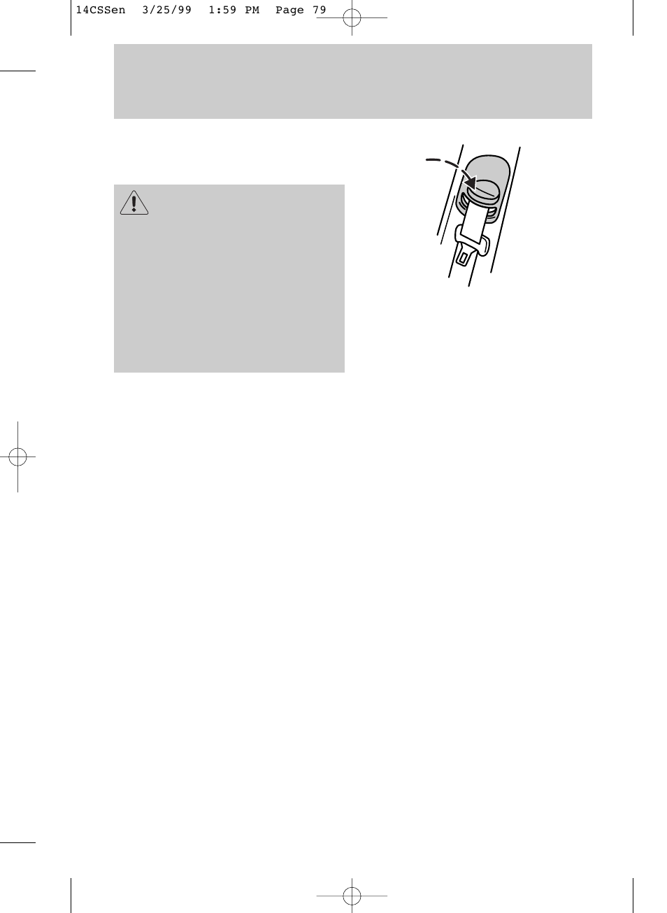 Seating and safety restraints | FORD 1999 Contour User Manual | Page 79 / 244