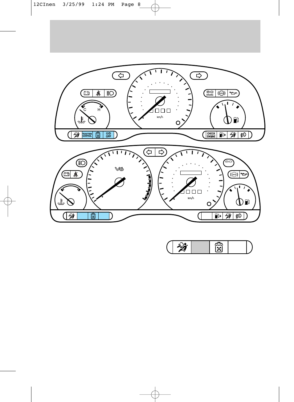 Instrumentation | FORD 1999 Contour User Manual | Page 8 / 244