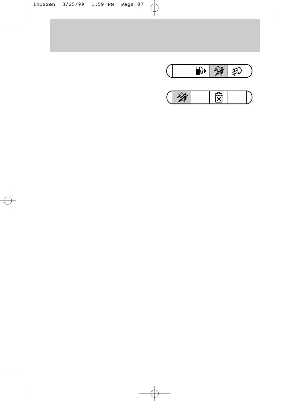 Seating and safety restraints | FORD 1999 Contour User Manual | Page 87 / 244