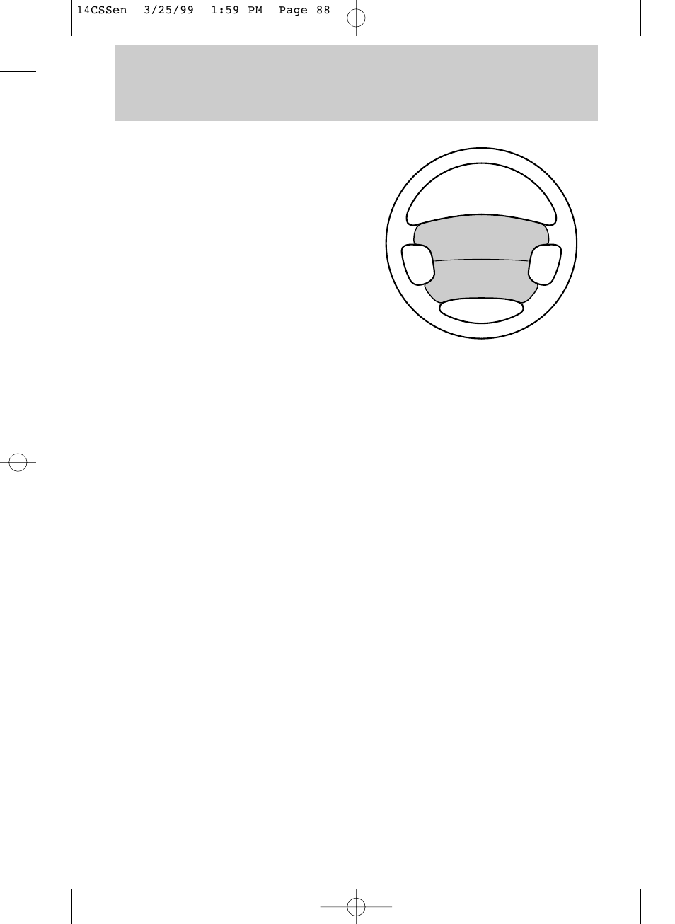 Seating and safety restraints | FORD 1999 Contour User Manual | Page 88 / 244