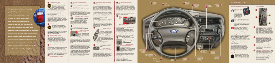 Additional fea | FORD 2003 Ranger User Manual | Page 2 / 2