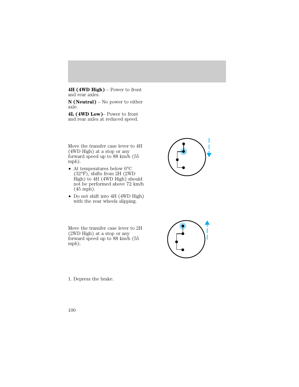 Driving | FORD 1998 F-150 User Manual | Page 100 / 219