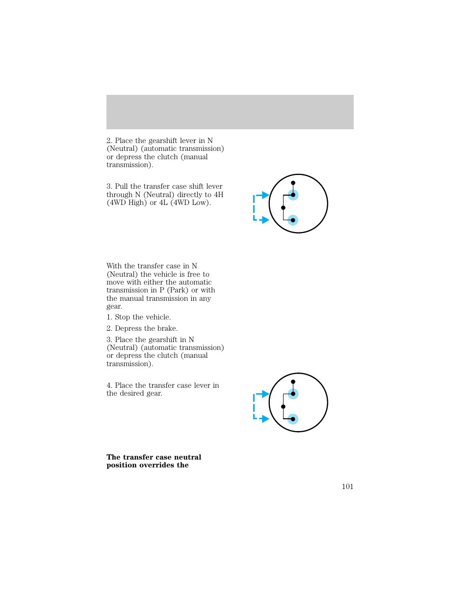 Driving | FORD 1998 F-150 User Manual | Page 101 / 219