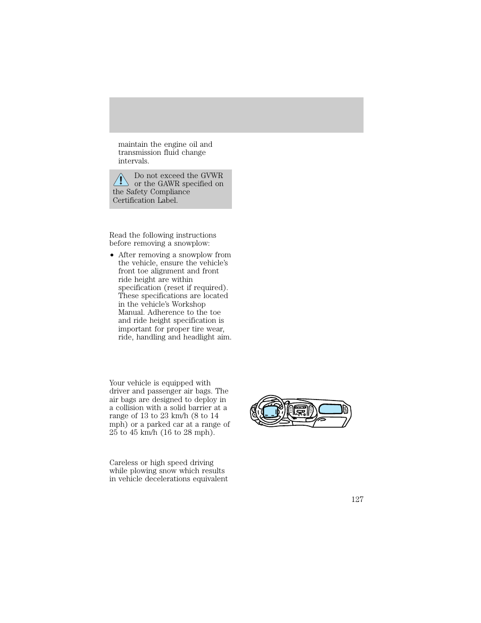 Driving | FORD 1998 F-150 User Manual | Page 127 / 219