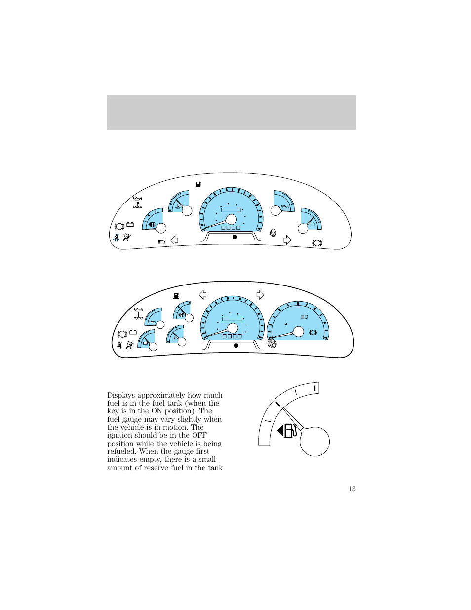 Instrumentation | FORD 1998 F-150 User Manual | Page 13 / 219