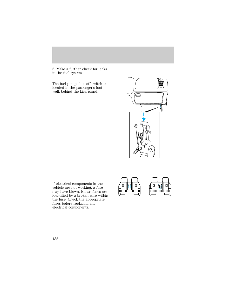 Roadside emergencies | FORD 1998 F-150 User Manual | Page 132 / 219