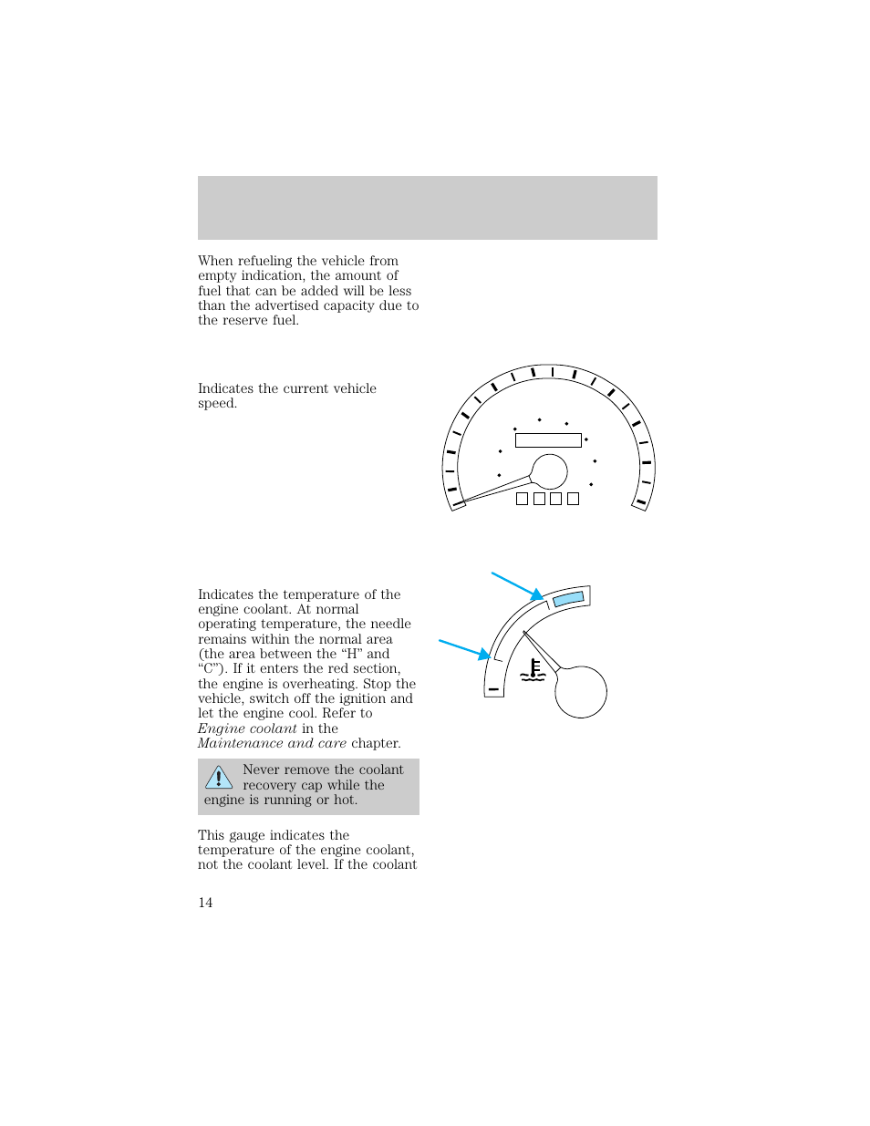 Instrumentation | FORD 1998 F-150 User Manual | Page 14 / 219