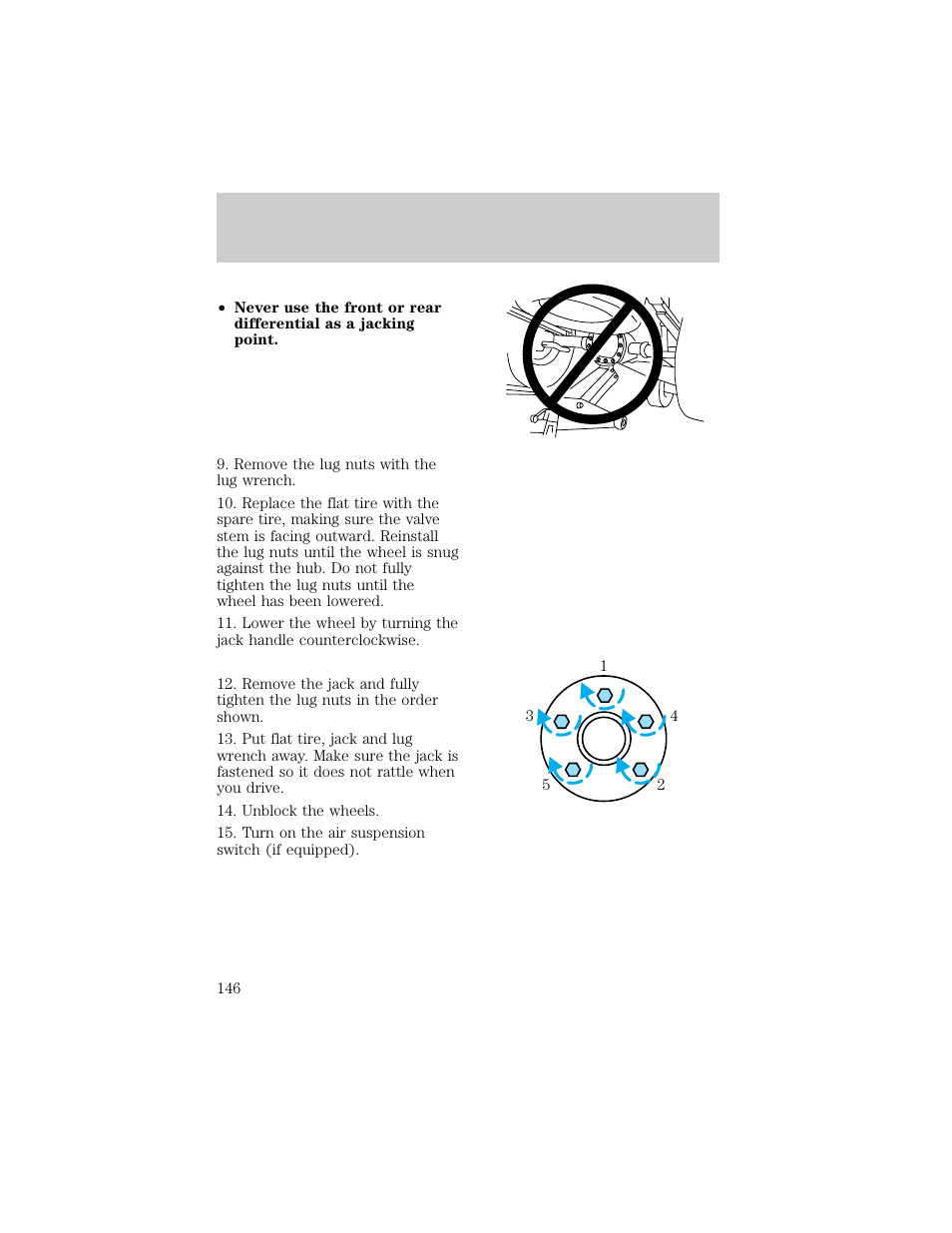 Roadside emergencies | FORD 1998 F-150 User Manual | Page 146 / 219