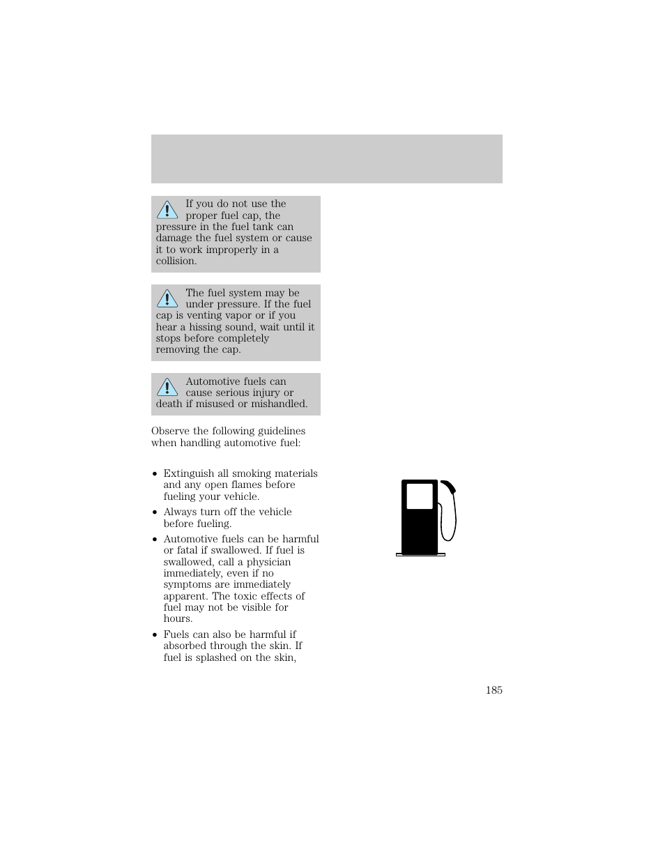 Maintenance and care | FORD 1998 F-150 User Manual | Page 185 / 219